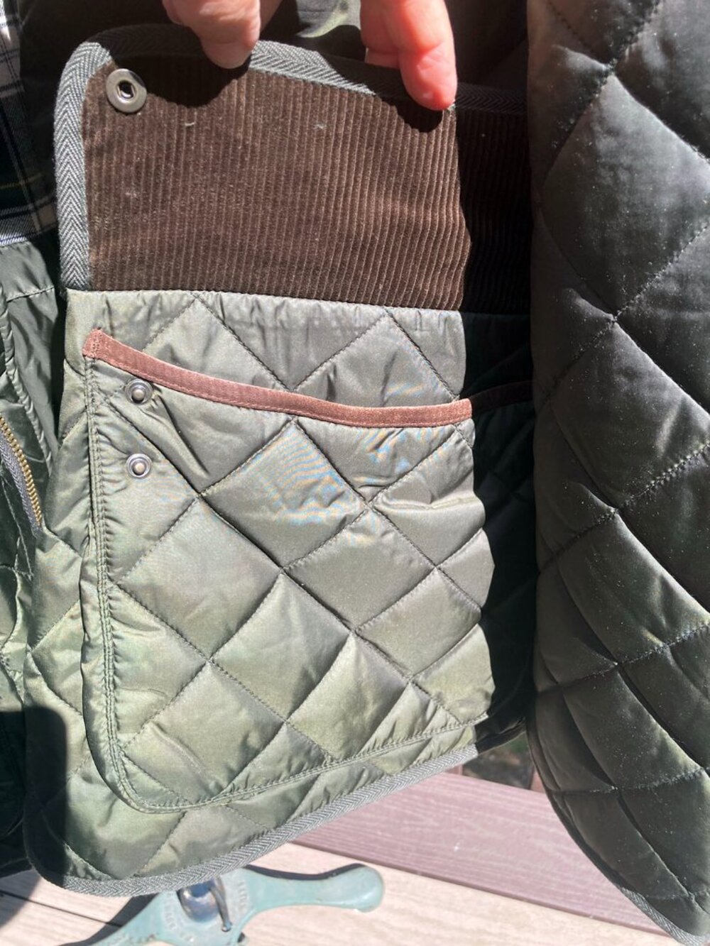 Polo Ralph Lauren Quilted Barn Puffer Jacket , Corduroy Accents, Extra Large, XL - Picture 8 of 12